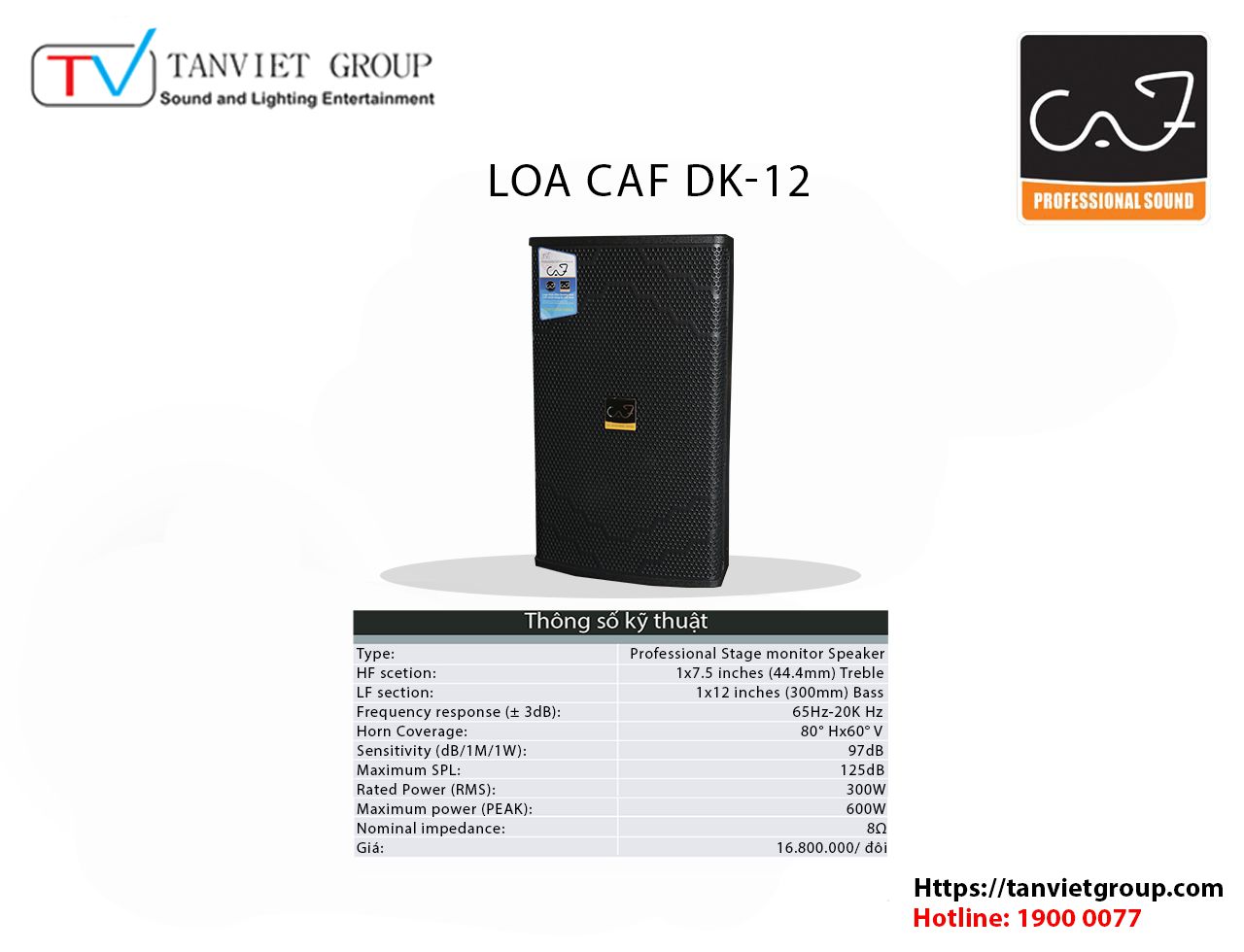 LOA CAF DK12