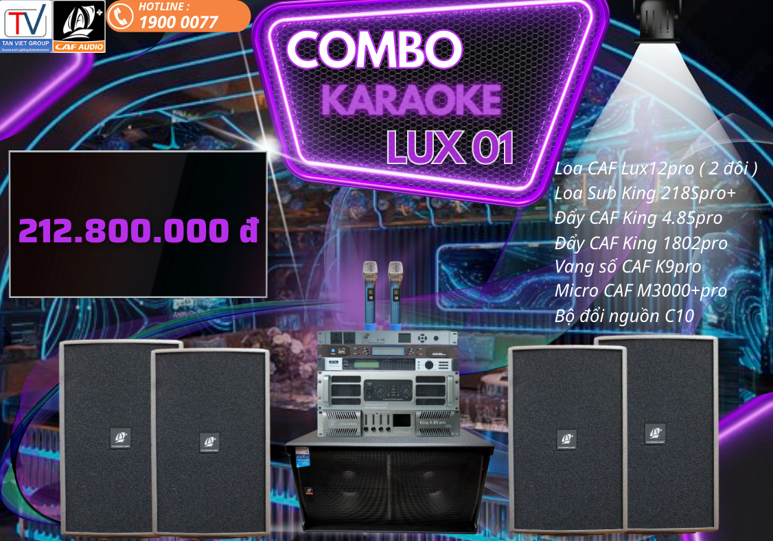 Combo Karaoke Lux 01