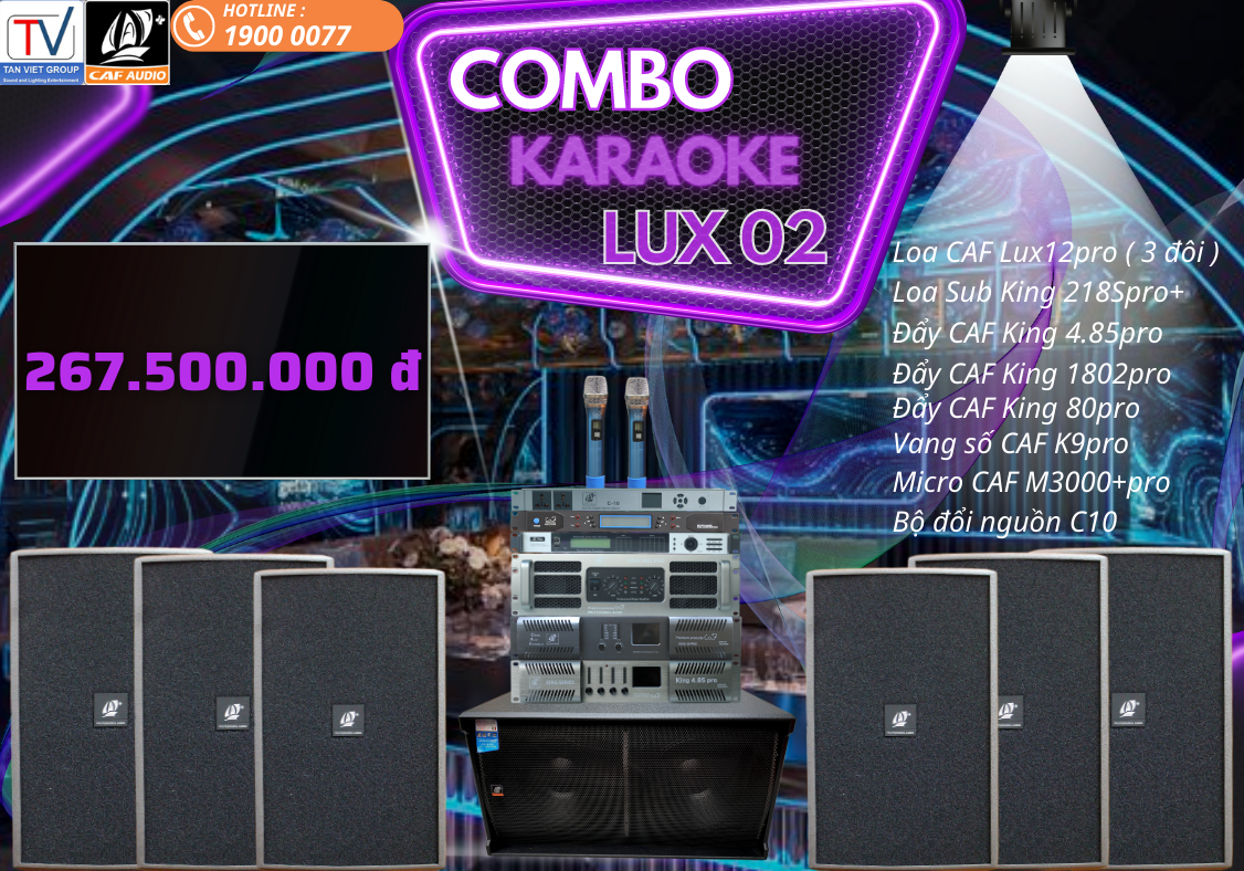 Combo Karaoke Lux 02
