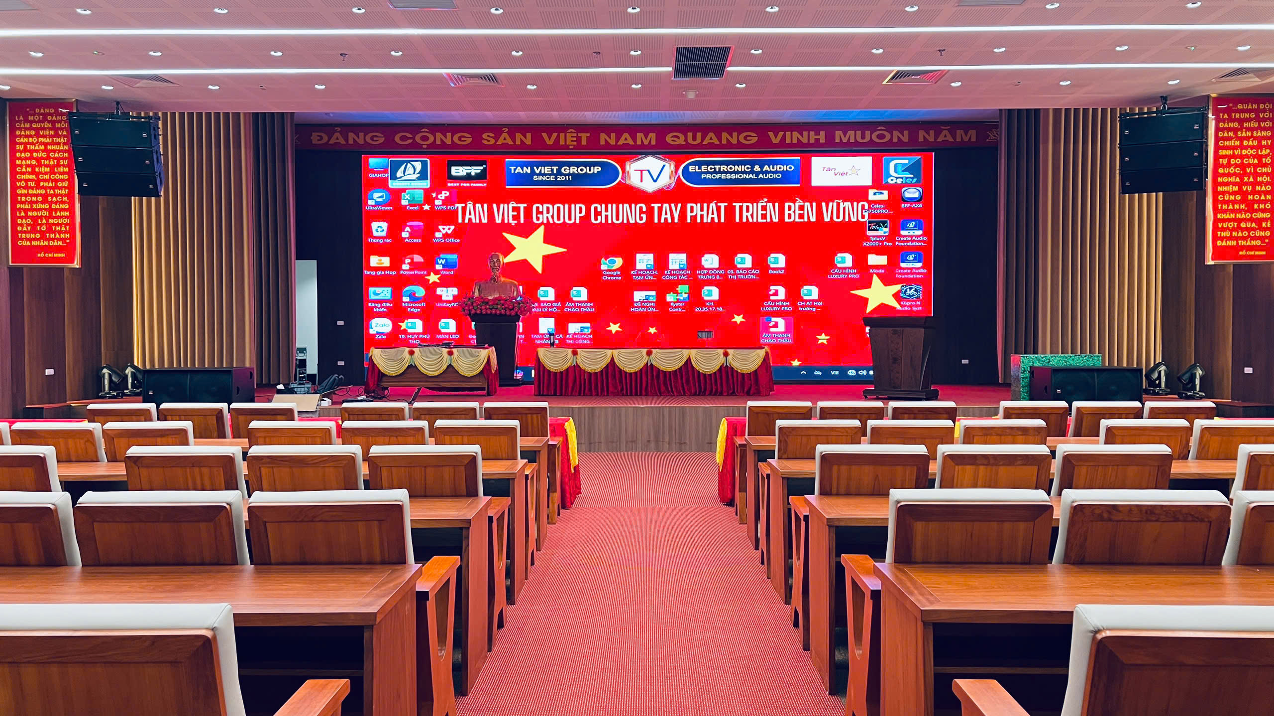 Dự án lắp đặt màn LED cho Tổng cục Quân khu 4 Nghệ An